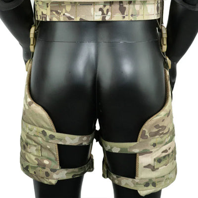 Drop Leg Platform for Holster MOLLE Webbing Adjustable Drop Leg Panel with Thigh Strap Hunting Accessories