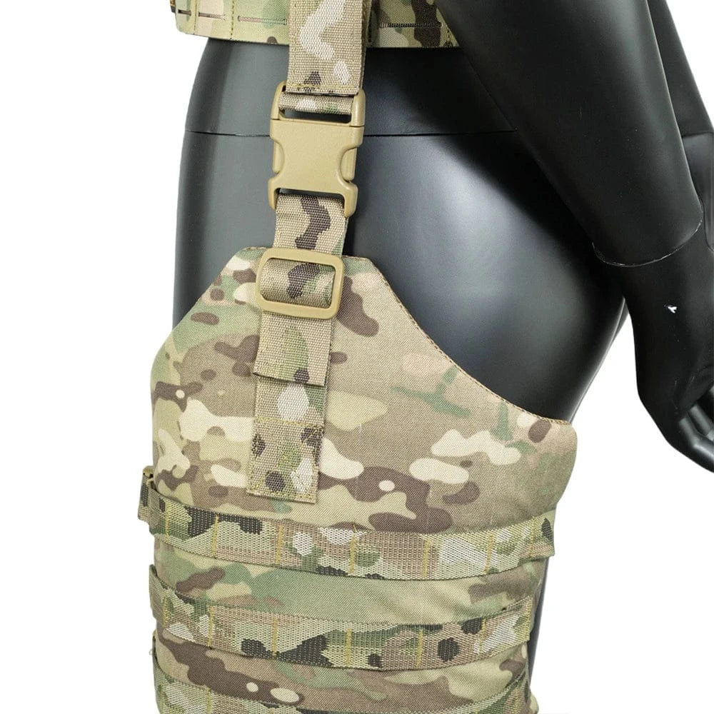 Drop Leg Platform for Holster MOLLE Webbing Adjustable Drop Leg Panel with Thigh Strap Hunting Accessories