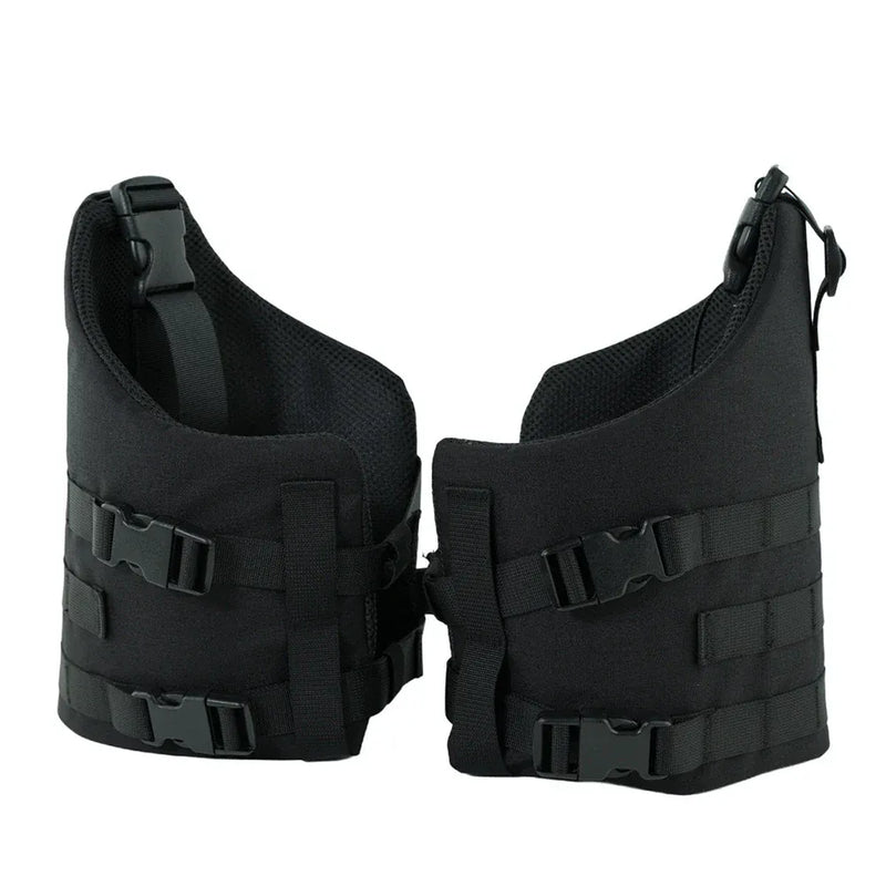 Drop Leg Platform for Holster MOLLE Webbing Adjustable Drop Leg Panel with Thigh Strap Hunting Accessories BK