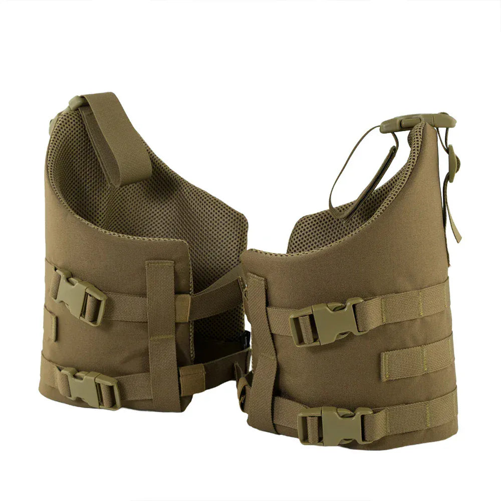 Drop Leg Platform for Holster MOLLE Webbing Adjustable Drop Leg Panel with Thigh Strap Hunting Accessories DE