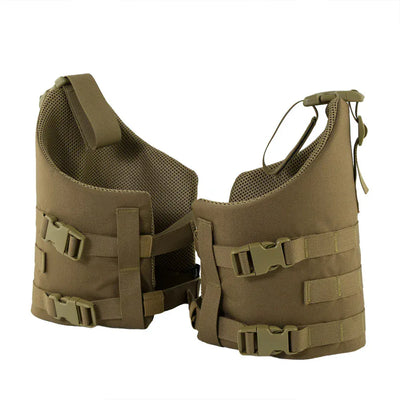 Drop Leg Platform for Holster MOLLE Webbing Adjustable Drop Leg Panel with Thigh Strap Hunting Accessories DE