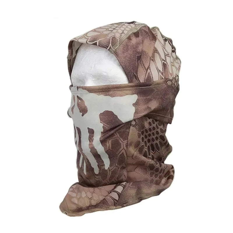 Emersongear Ghost MULTI HOOD EMERSON Camouflage Skullies Hunting Caps Luminous Mask Scarf Tactical Mask EM6634 HLD