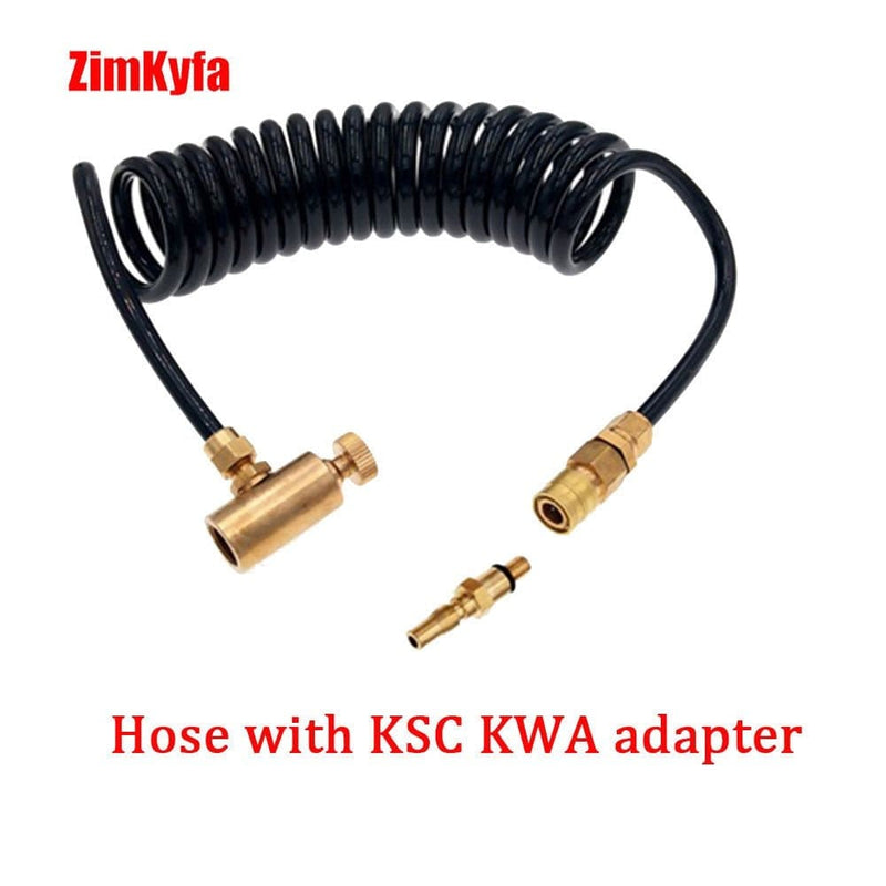 ACTION AIRSOFT 0 Adapter pour KSC KWA Ensemble adaptateurs gaz tuyau bobine