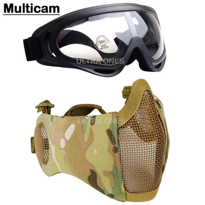 ACTION AIRSOFT 0 Multicam Ensemble masque/lunettes Ultra Ones