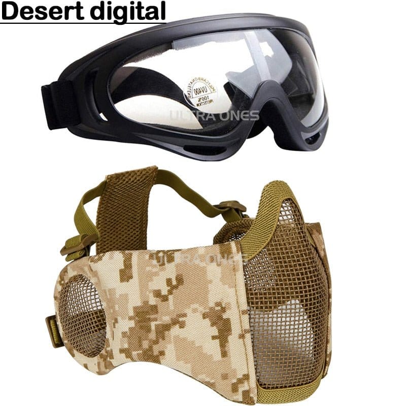 ACTION AIRSOFT 0 Desert digital Ensemble masque/lunettes Ultra Ones