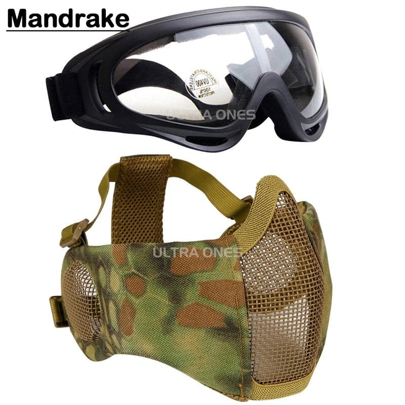 ACTION AIRSOFT 0 Mandrake Ensemble masque/lunettes Ultra Ones