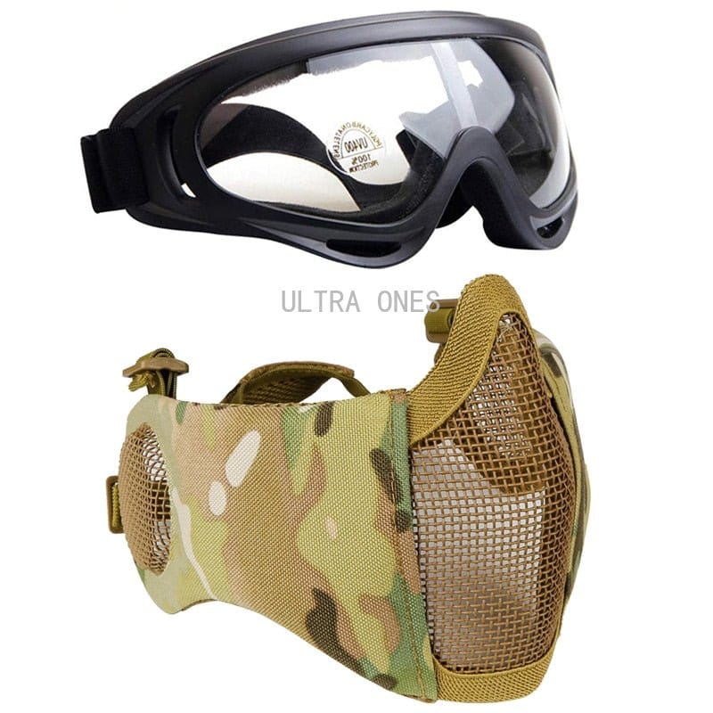 ACTION AIRSOFT 0 Ensemble masque/lunettes Ultra Ones