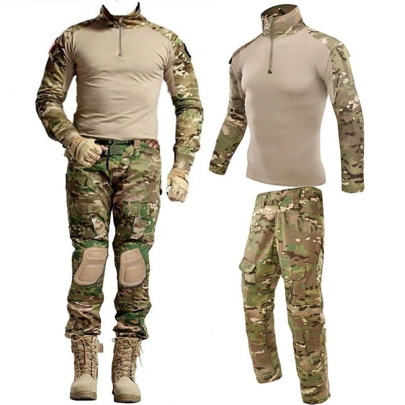 ACTION AIRSOFT M (55-65kg) Ensemble uniforme Multicam HWild Tactical