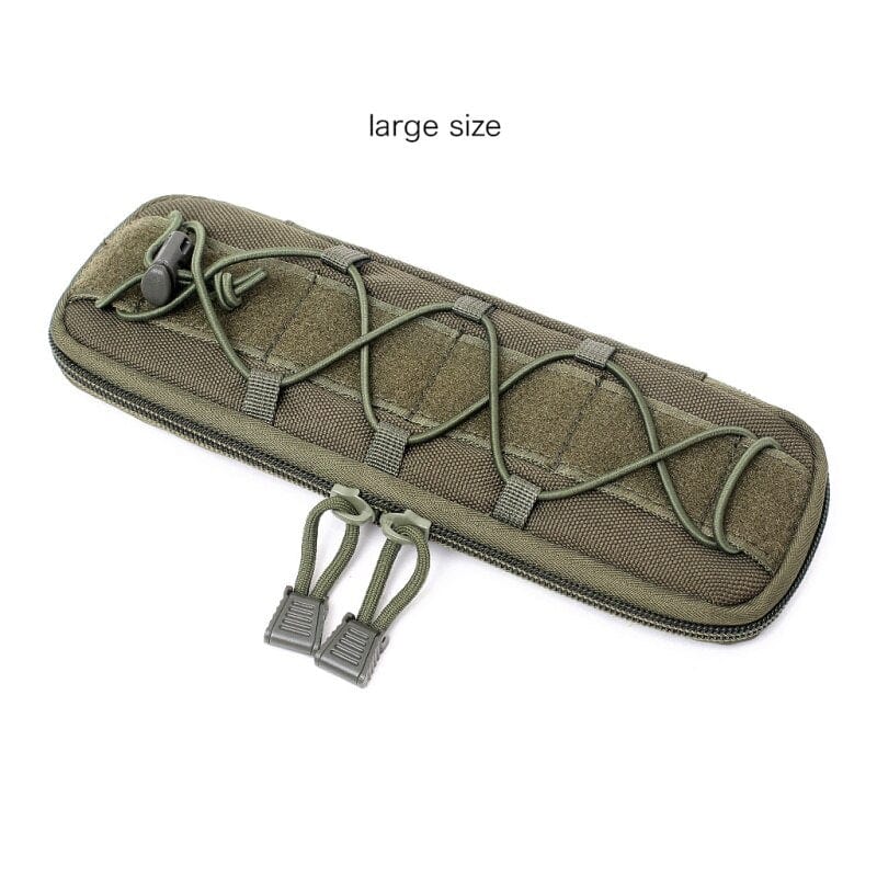 ACTION AIRSOFT 0 Vert armée - Large Etui couteau Molle boussole EDC