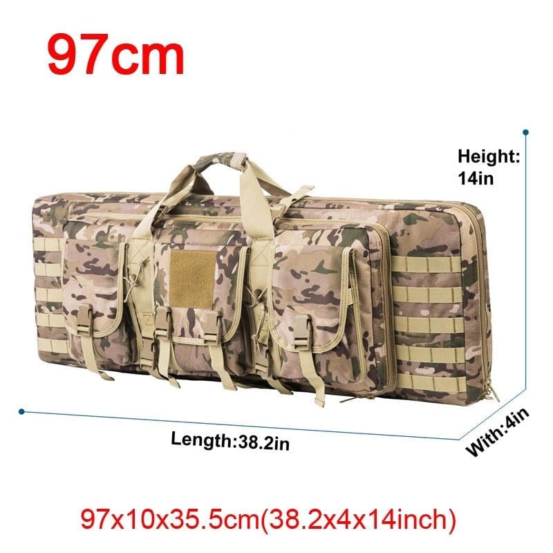 LEGEND AIRSOFT 0 97cm Multicam Étui double fusil Molle 32/48 pouces