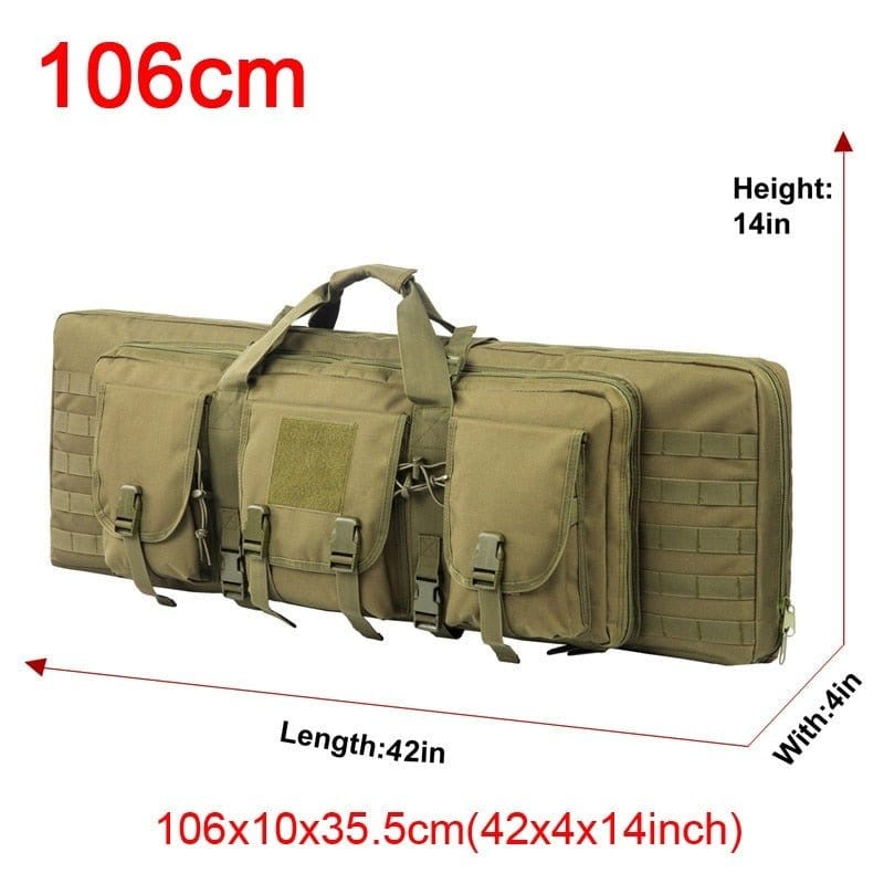 LEGEND AIRSOFT 0 106cm Vert armée Étui double fusil Molle 32/48 pouces