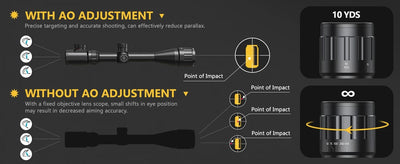 Action Airsoft A SET OF ITEM EZSHOOT 4-16x44 Riflescope Red Green Illuminated Reticle Crosshair Optics Scope Sight with Locking Turret Sunshade Hunting