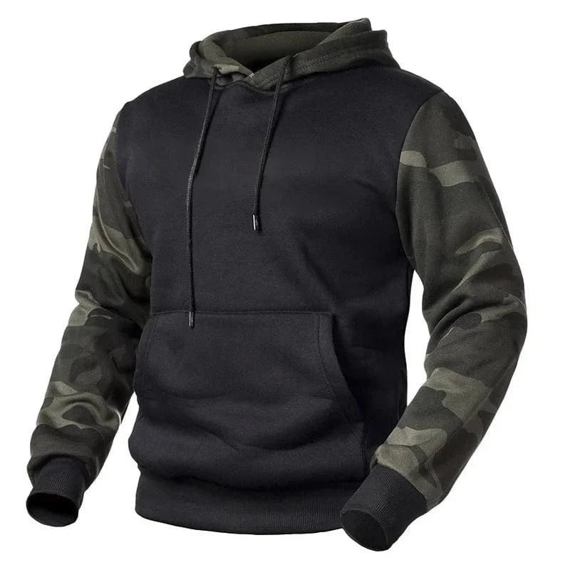 Fashion men's Autumn Winter Casual Hoodie Outdoor Camouflage Printed Pullover Hoodie Street Loose Design Harajuku men's Hoodie LMWLSK20241412C / S