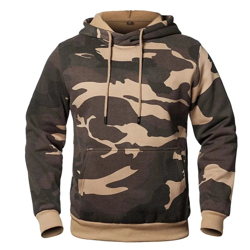 Fashion men's Autumn Winter Casual Hoodie Outdoor Camouflage Printed Pullover Hoodie Street Loose Design Harajuku men's Hoodie LMWLSK20241412F / S