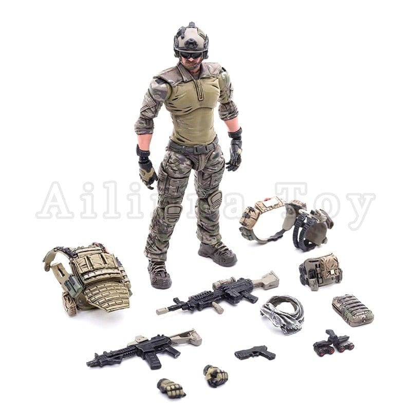 ACTION AIRSOFT 0 Automatic Rifleman Figurines militaire US Navy Seal 1/18