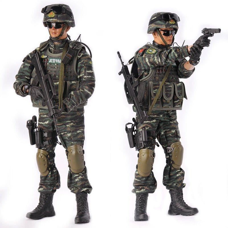 ACTION AIRSOFT 0 Figurines soldat SWAT PVC multi-articulations