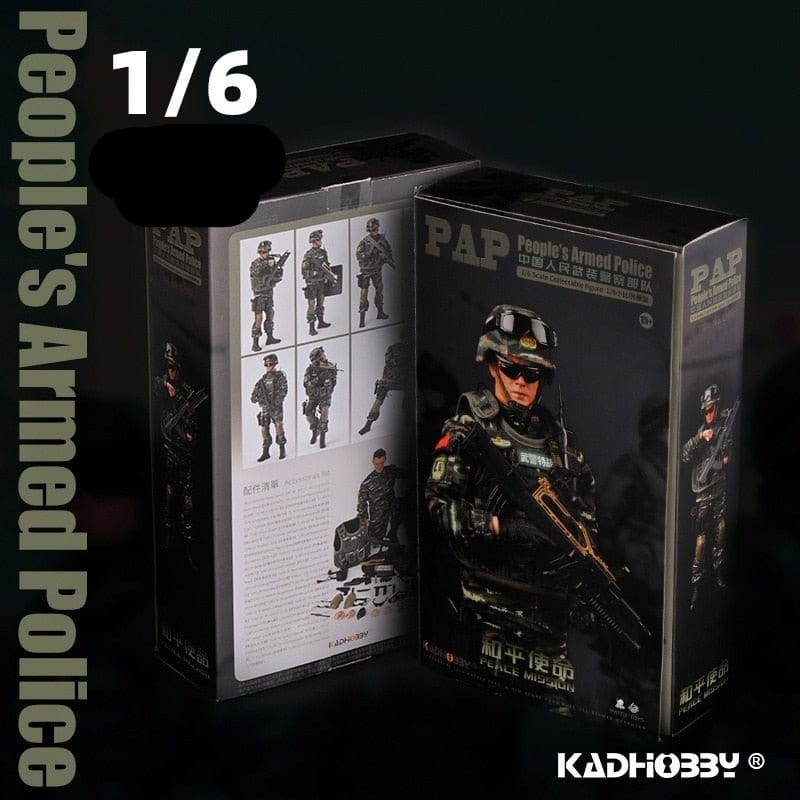 ACTION AIRSOFT 0 Figurines soldat SWAT PVC multi-articulations