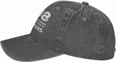 Funny Hat 308 Because Rocks aren't Effective at 700 Meters Hat Women Dad Hats Fashionable Hats