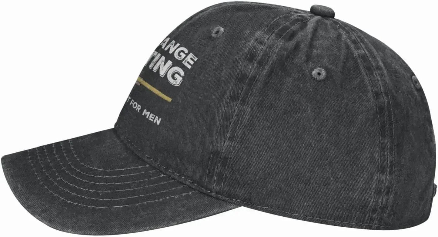 Funny Hat Long Ranges Shooting It's Like Golf But for Men Hat for Men Dad Hats Vintage Cap