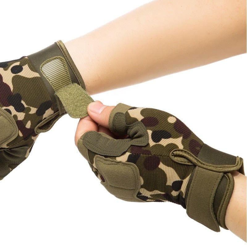 LEGEND AIRSOFT 0 Gants demi-doigt LRS camo