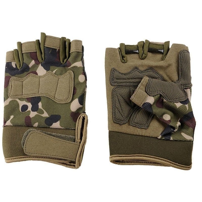 LEGEND AIRSOFT 0 XL Gants demi-doigt LRS camo