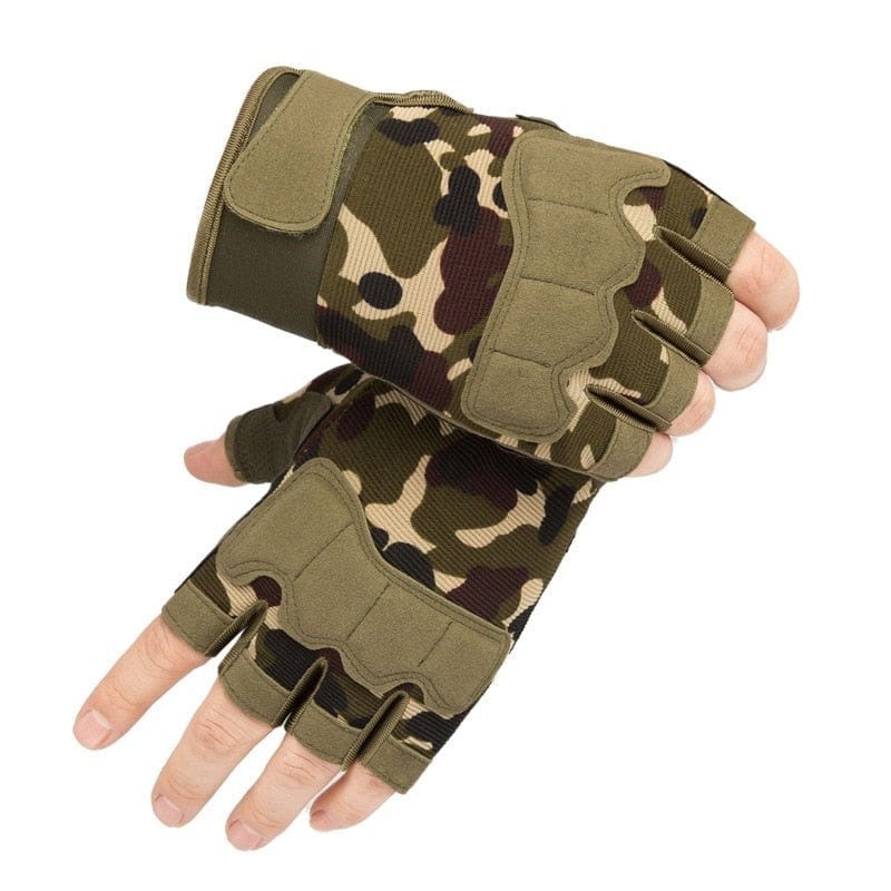 LEGEND AIRSOFT 0 Gants demi-doigt LRS camo