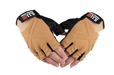 ACTION AIRSOFT 0 Tan / Unique Gants demi-doigt Skip country 5.11