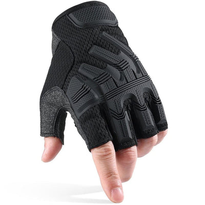 LEGEND AIRSOFT 0 Noir / M Gants demi-doigt SWAT MC Gear