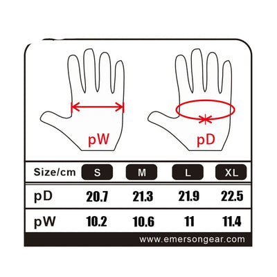 Gants tactiques légers Emersongear pour hommes, à doigts entiers, pour le combat, les activités de plein air, l'airsoft, l'escalade, la conduite, respirants, compatibles avec les écrans tactiles