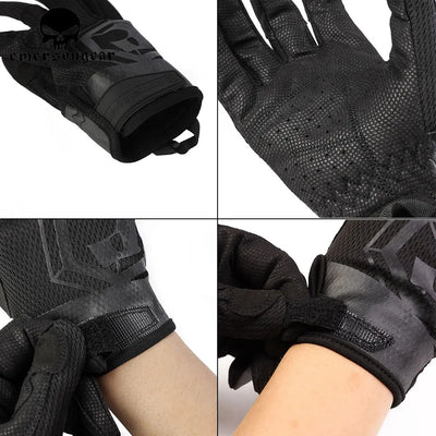 Gants tactiques légers Emersongear pour hommes, à doigts entiers, pour le combat, les activités de plein air, l'airsoft, l'escalade, la conduite, respirants, compatibles avec les écrans tactiles