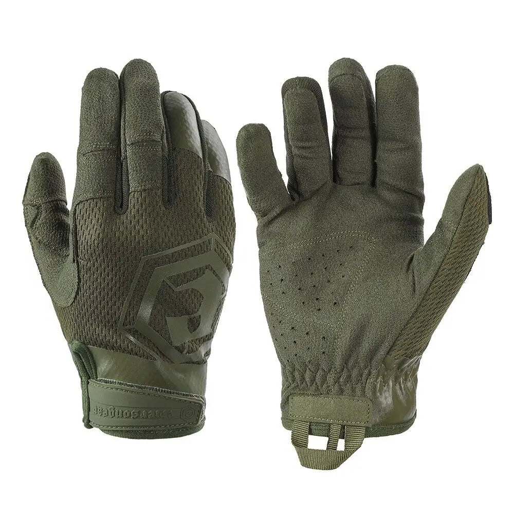 Gants tactiques légers Emersongear pour hommes, à doigts entiers, pour le combat, les activités de plein air, l'airsoft, l'escalade, la conduite, respirants, compatibles avec les écrans tactiles RG / L'