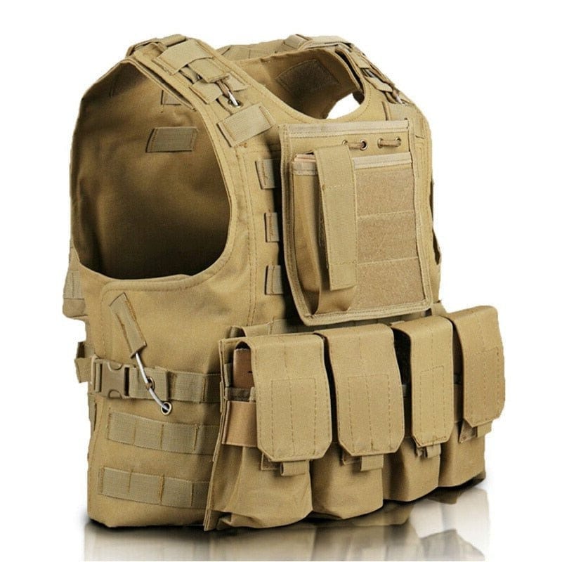 eventoloisirs 0 Tan / Unique Gilet Assaut Molle JOS Vers1