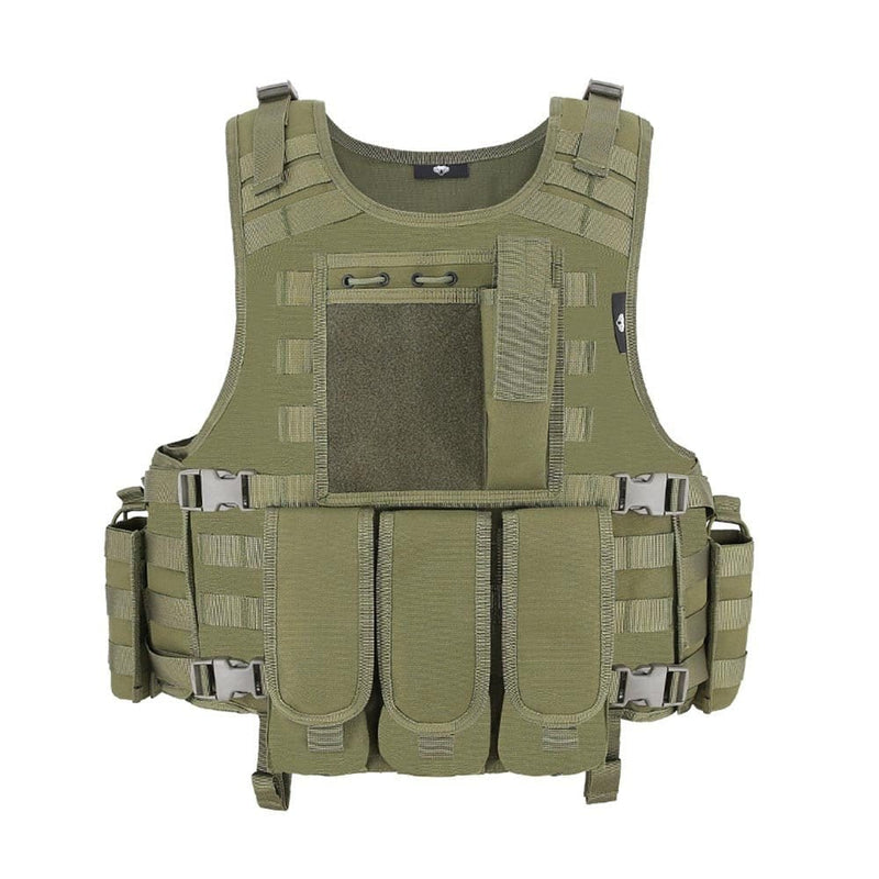 eventoloisirs 0 Vert OD / Unique Gilet combat Molle MG Flash Force