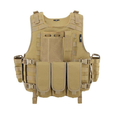 eventoloisirs 0 Tan / Unique Gilet combat Molle MG Flash Force