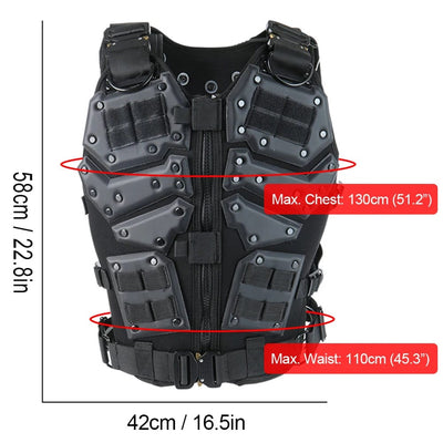 Action Airsoft Gilet de combat Molle réglable Wargame