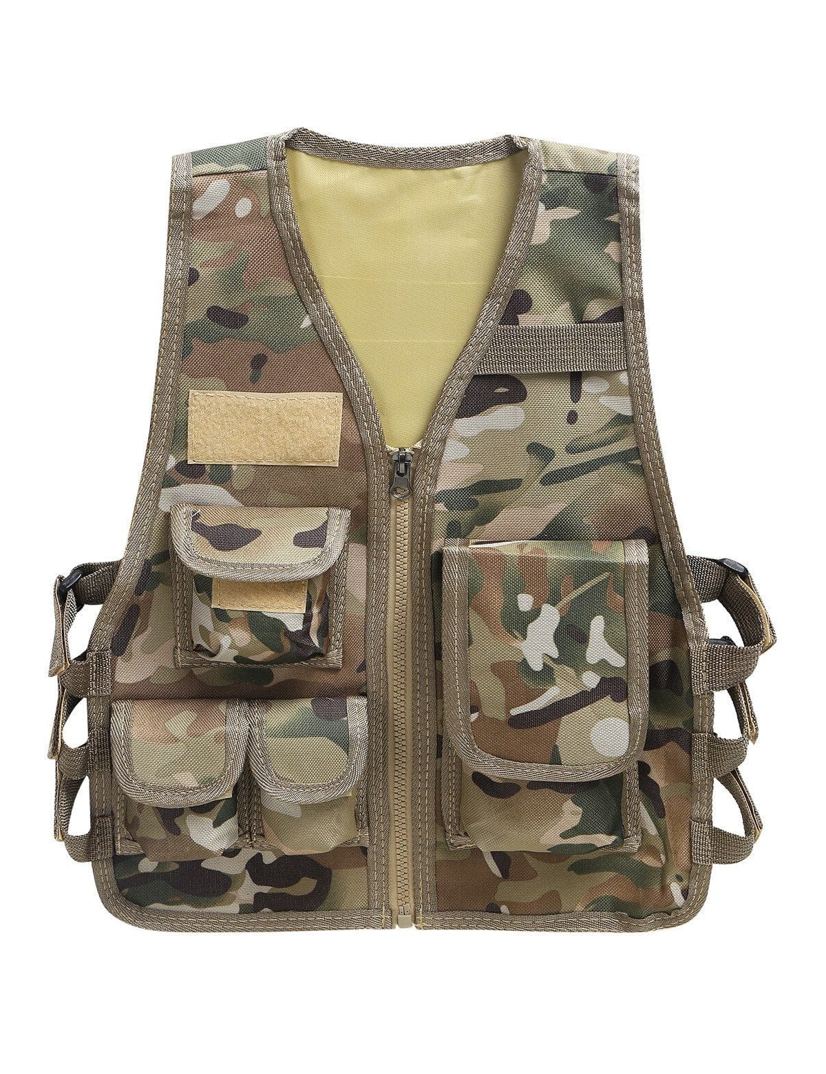 eventoloisirs 0 Camouflage CP / S Gilet enfant camouflage militaire FOS