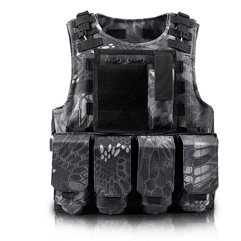 ACTION AIRSOFT Hauteur inférieure à 140 cm Gilet enfant Wolf Enemy Python noir