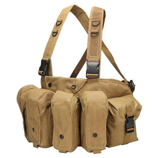 eventoloisirs 0 Tan Gilet Helikon Hybrid Chest Rig Ak47