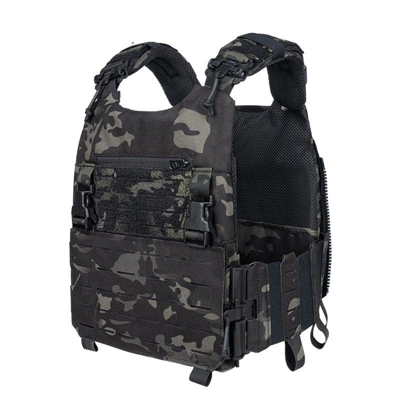 ACTION AIRSOFT 0 Multicam black Gilet LSR dégagement rapide 500D IDGEAR