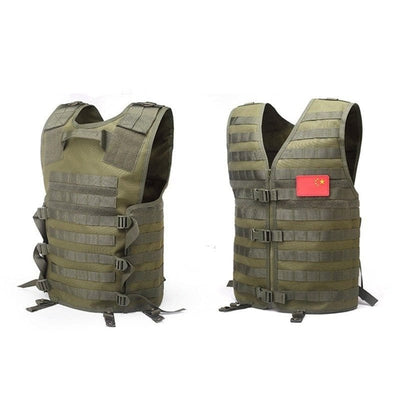 eventoloisirs 0 Ranger vert Gilet Molle RH2 système hydratation