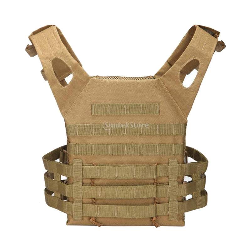 ACTION AIRSOFT 0 Tan Gilet porte-plaque 800D NAS Sports