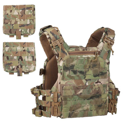 ACTION AIRSOFT 0 Multicam Gilet porte-plaque DulglaK19 dégagement rapide