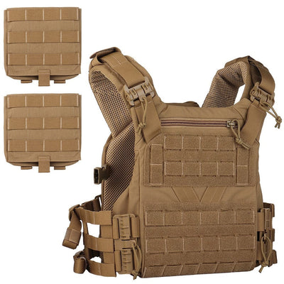 ACTION AIRSOFT 0 Tan Gilet porte-plaque DulglaK19 dégagement rapide