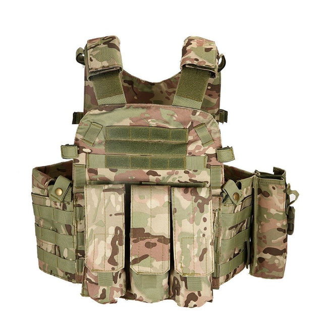 ACTION AIRSOFT 0 Gilet porte-plaque GOS poche hydratation