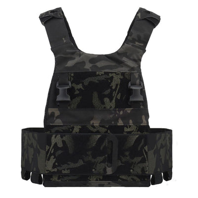 ACTION AIRSOFT 0 Multicam noir Gilet porte-plaque militaire léger FCS KDX