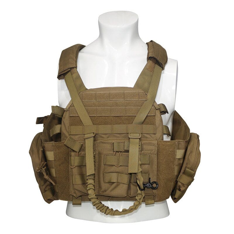 ACTION AIRSOFT 0 Tan Gilet porte-plaque modulaire 1000D LQARMY