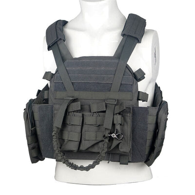 ACTION AIRSOFT 0 Grey Gilet porte-plaque modulaire 1000D LQARMY