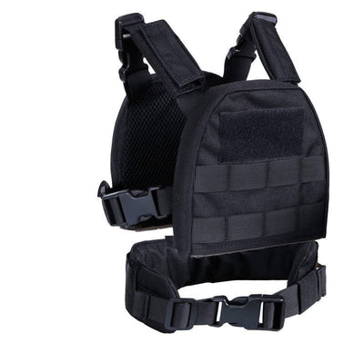 ACTION AIRSOFT 0 Black XS Gilet porte-plaque Molle enfant TENCOS