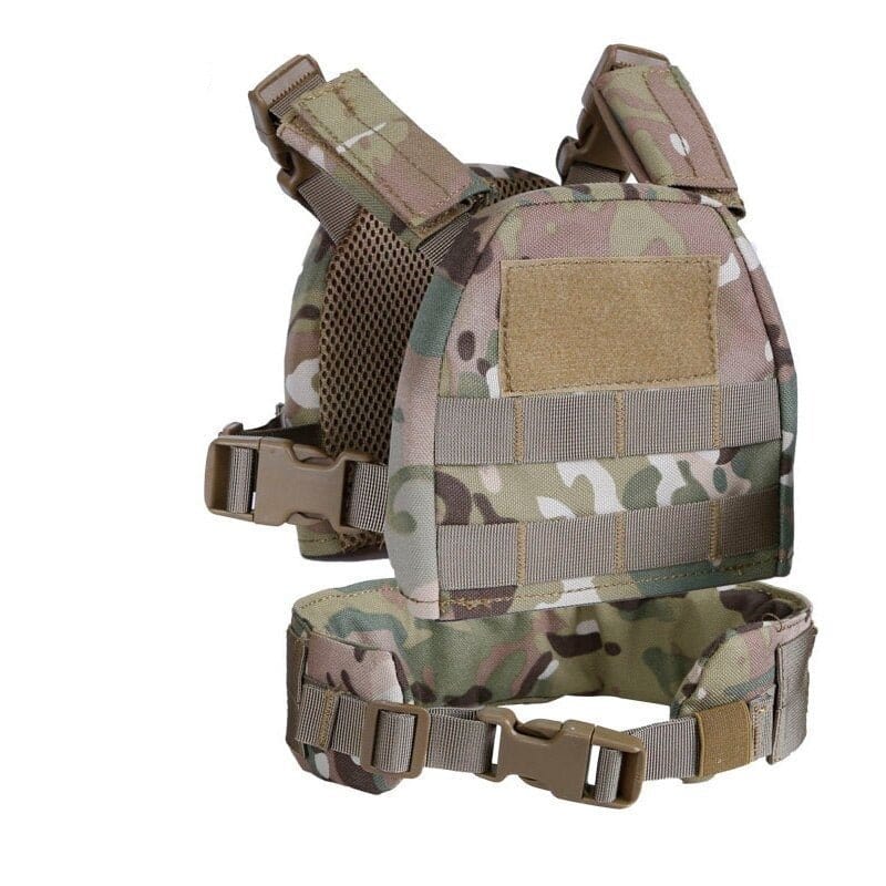 ACTION AIRSOFT 0 Multicam XS Gilet porte-plaque Molle enfant TENCOS