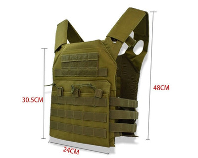 ACTION AIRSOFT 0 Gilet porte-plaque Molle Tactical 600D